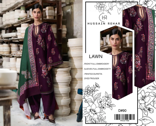 HUSSAIN REHAR NEW ARRIVAL LUXURY EID COLLECTION TRC-103