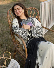 Lawn-3PC Embroidered Shirt with Bamber Embroidered Dupatta-TRC-8065