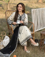 Lawn-3PC Embroidered Shirt with Bamber Embroidered Dupatta-TRC-8065