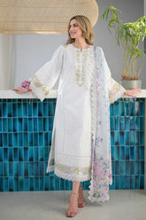 Jazmin 3PC Lawn Suit with Digital Printed Diamond Dupatta