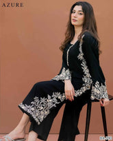 2-PIECE DHANAK EMBROIDERED UN-STITICHED SUIT