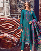 2-PIECE DHANAK EMBROIDERED UN-STITICHED SUIT