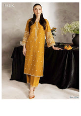 2-PIECE DHANAK EMBROIDERED UN-STITICHED SUIT (Copy)