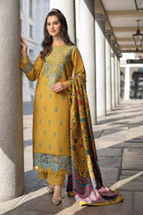 Rang Rasia Lawn 3PC Embroidered with Digital Printed Diamond Dupatta