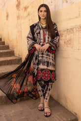 3 Piece Unstitched Digital Printed Lawn Suit ( Printed Lawn Dupatta )