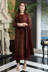3 Piece Unstitched Heavy Embroidered Lawn Suit ( Full Embroidered Lawn Dupatta )