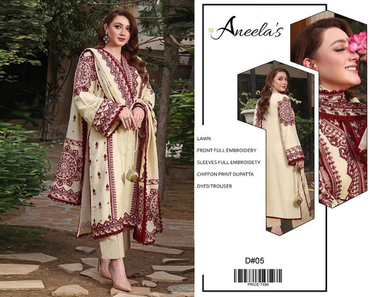 ANEELAS NEW ARRIVAL LUXURY EID COLLECTION TRC-108