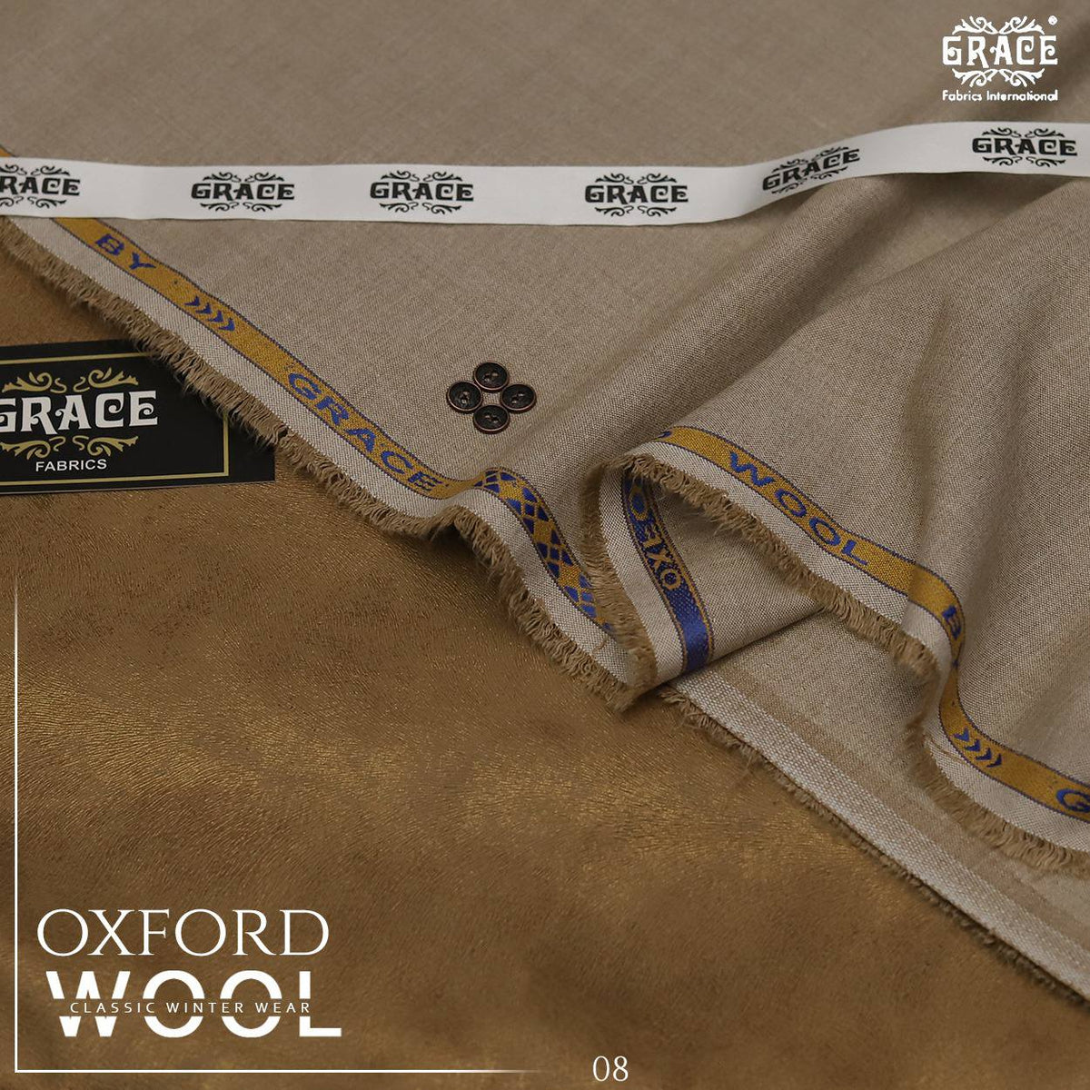 Grace Oxford Wool Premium Unstitched Winter Collection New Arrival 2025