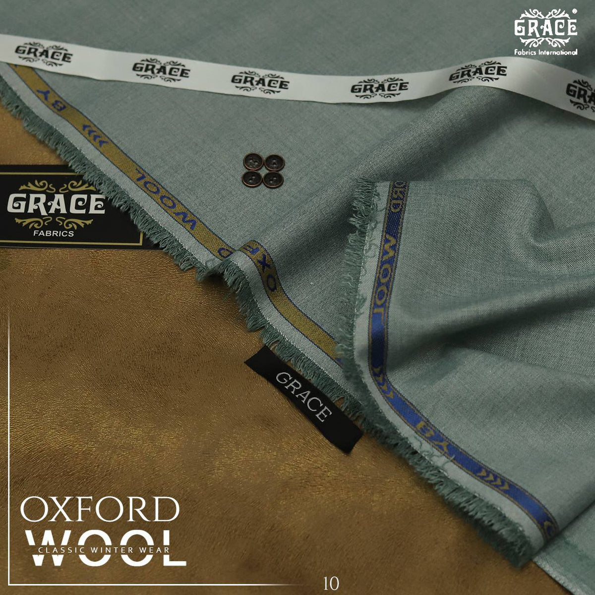 Grace Oxford Wool Premium Unstitched Winter Collection New Arrival 2025