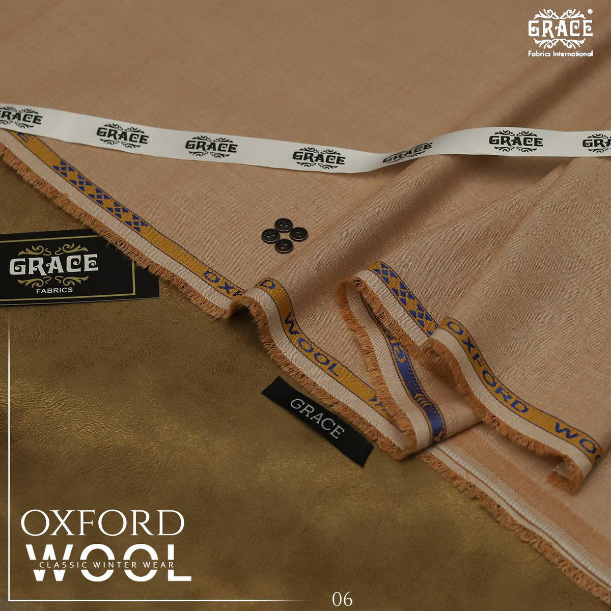 Grace Oxford Wool Premium Unstitched Winter Collection New Arrival 2025