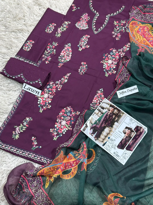 HUSSAIN REHAR  NEW ARRIVAL LUXURY EID COLLECTION TRC-103