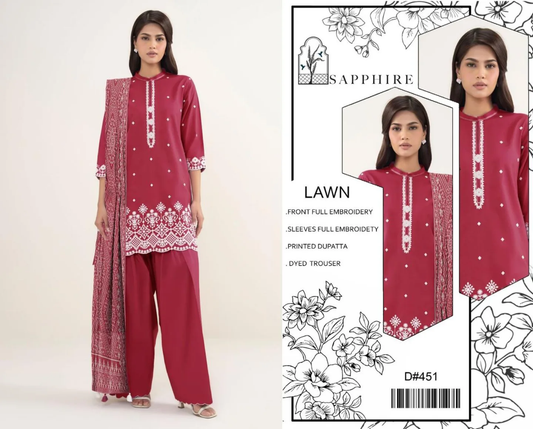 SAPPHIRE NEW ARRIVAL LUXURY EID COLLECTION TRC-110