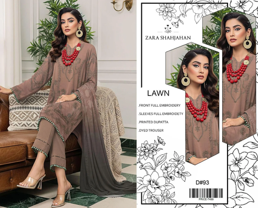ZARA SHAHJHAN NEW ARRIVAL LUXURY EID COLLECTION TRC-105