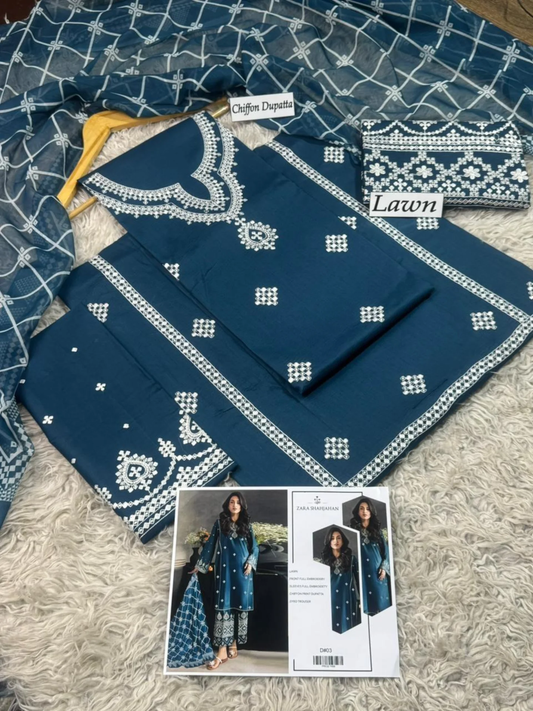 ZARA SHAHJHAN NEW ARRIVAL LUXURY EID COLLECTION TRC-102