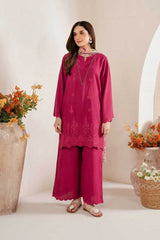 Chikankari Lawn 3PC Embroidered Suit with Digital Diamond Duppatta