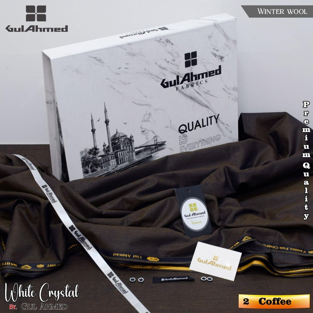 Gul Ahmed Double Tone Wool Winter Collection New Arrival 2025 TRC-001