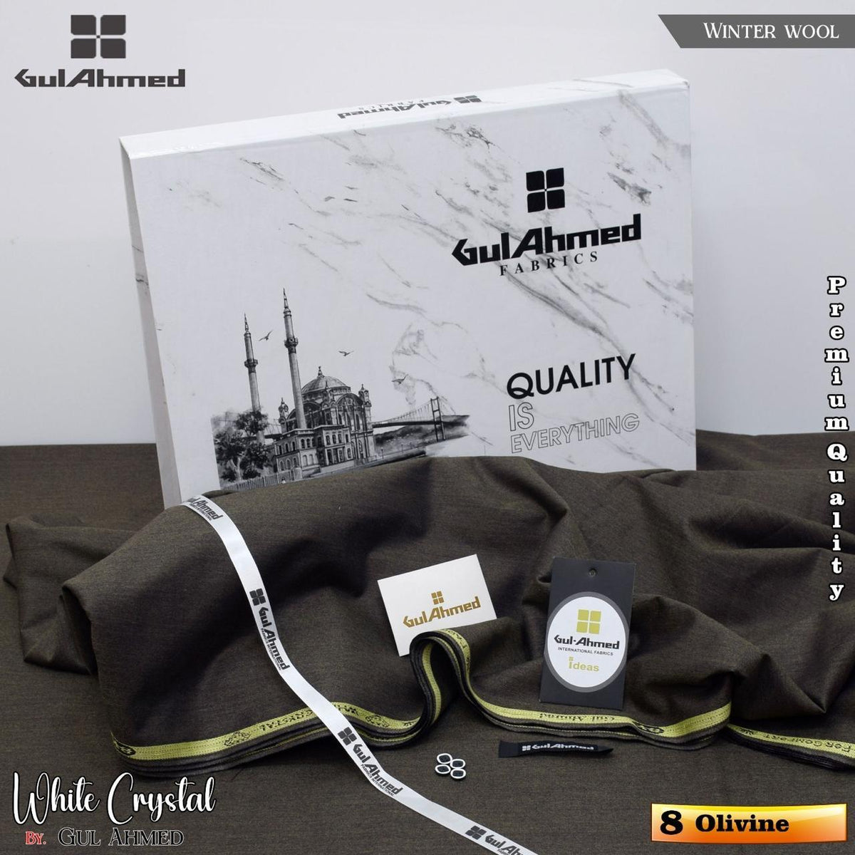 Gul Ahmed Double Tone Wool Winter Collection New Arrival 2025 TRC-008