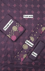 2-PIECE DHANAK EMBROIDERED UN-STITICHED SUIT