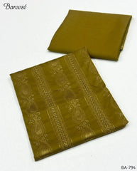 2-PIECE DHANAK EMBROIDERED UN-STITICHED SUIT