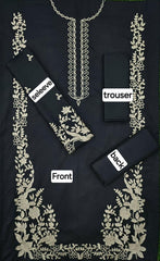 2-PIECE DHANAK EMBROIDERED UN-STITICHED SUIT