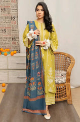 Asling Lawn Embroidered Lawn 3PC Suit Unstiched