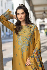 Rang Rasia Lawn 3PC  Embroidered with Digital Printed Diamond Dupatta