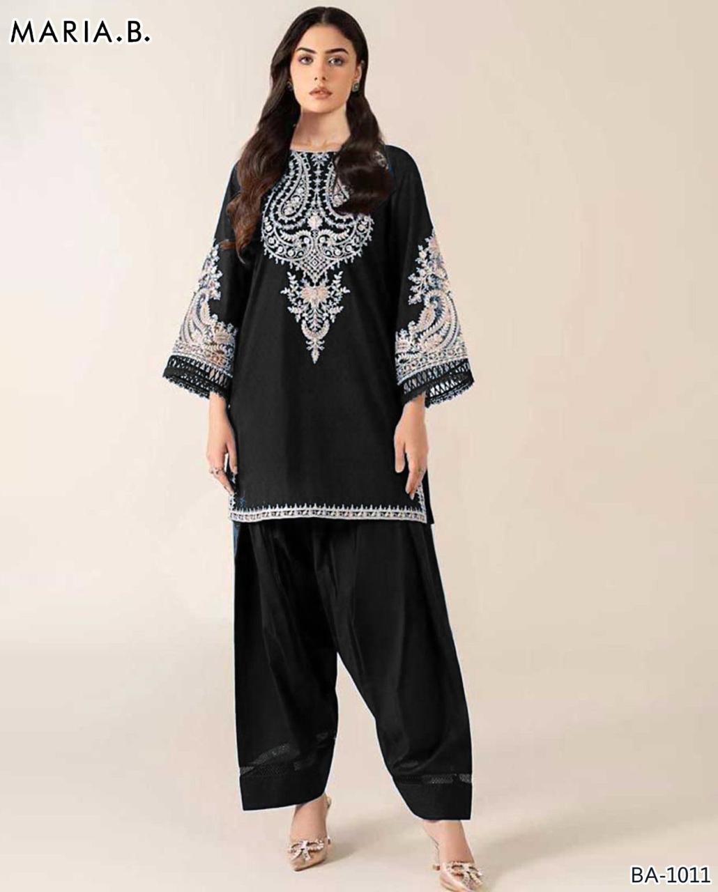 2-PIECE DHANAK EMBROIDERED UN-STITICHED SUIT