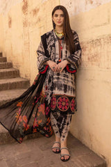 3 Piece Unstitched Digital Printed Lawn Suit ( Printed Lawn Dupatta )