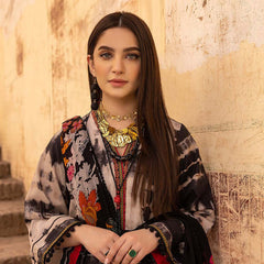 3 Piece Unstitched Digital Printed Lawn Suit ( Printed Lawn Dupatta )