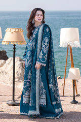 LUXURY LAWN EMBROIDERED 3- PC UNSTITCHED TRC-141