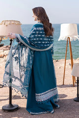 LUXURY LAWN EMBROIDERED 3- PC UNSTITCHED TRC-141